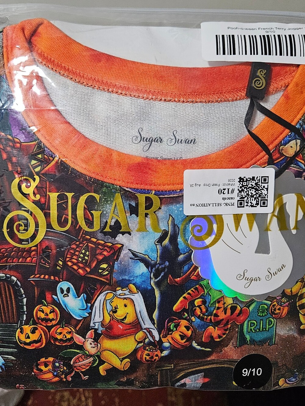 Poohoween-o-ween French terry jogger set 9/10